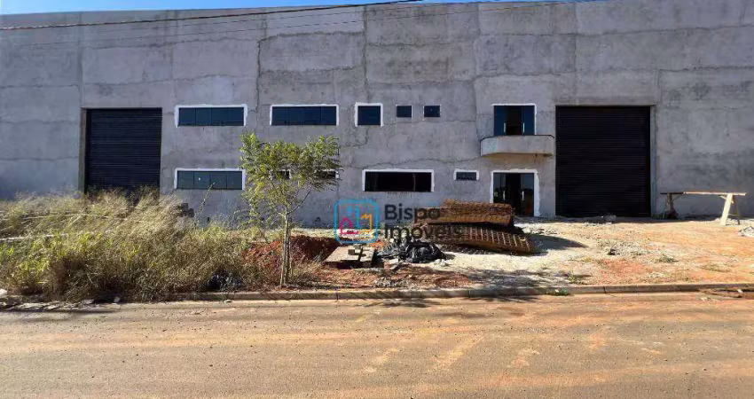 Galpão para alugar, 1707 m² por r$ 33.000,00/mês - jardim eneides industrial - nova odessa/sp