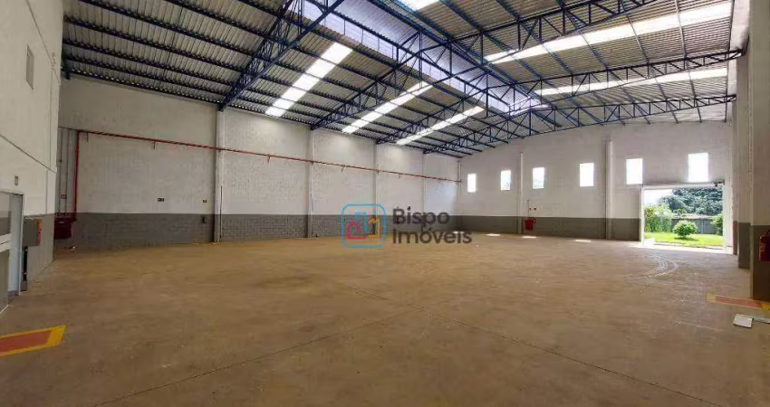 Galpão industrial para alugar, 927 m² por r$ 15.410/mês - parque industrial souza queiroz - limeira/sp