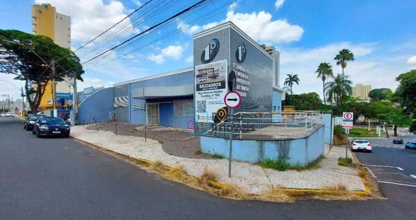 Salão comercial, 563 m² - venda por r$ 3.000.000 ou aluguel por r$ 18.592/mês - jardim girassol - americana/sp