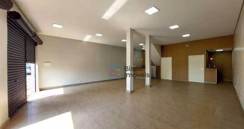 Salão comercial para alugar, 120 m² por r$ 7.640/mês - vila galo - americana/sp
