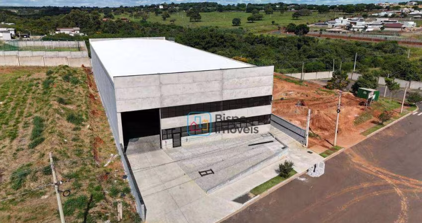 Galpão para alugar, 1630 m² por r$ 33.540,85/mês - jardim residencial fibra - nova odessa/sp