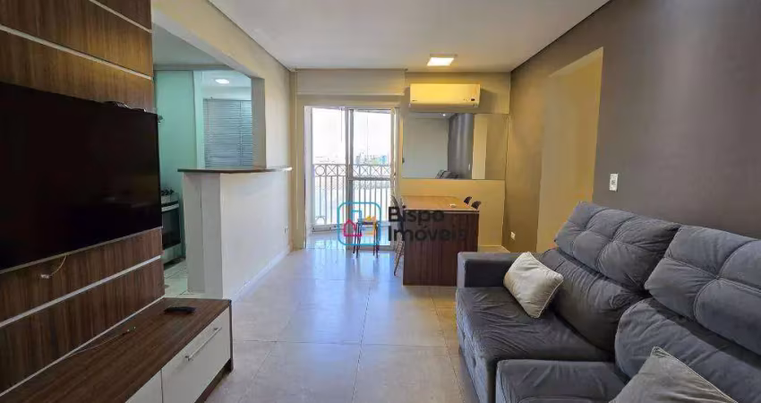 Apartamento residencial mobiliado com 3 dormitórios, 70 m² - venda por r$ 520.000 ou aluguel por r$ 3.884/mês - jardim santana - americana/sp