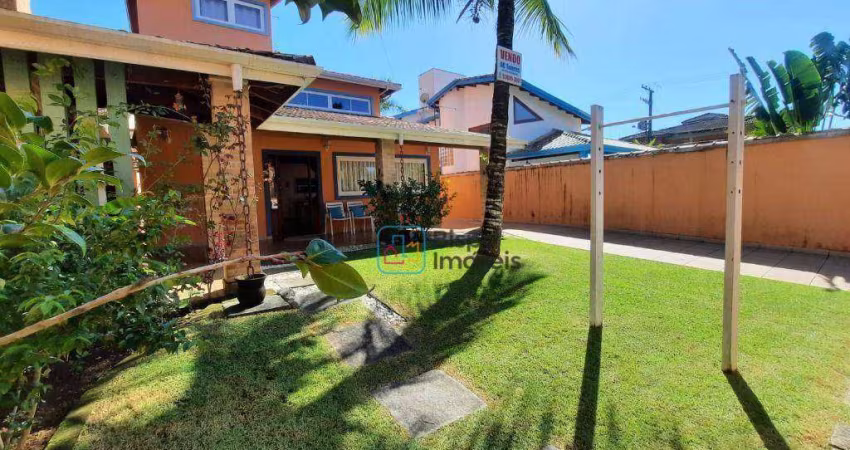 Casa com 5 dormitórios, 253 m² - venda por R$ 1.980.000,00 ou aluguel por R$ 10.540,00/mês - Cigarras - São Sebastião/SP