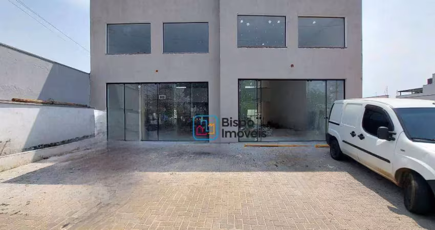 Salão comercial para alugar, 160 m² - parque residencial jaguari - americana/sp