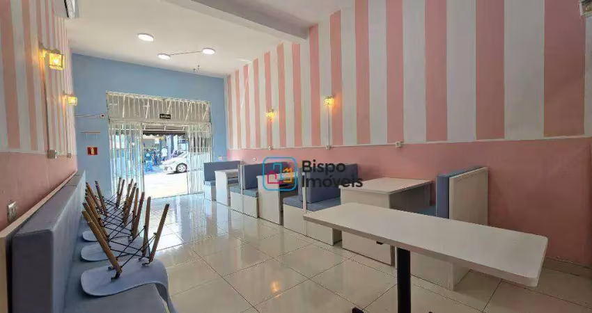Salão comercial para alugar, 221 m² por r$ 3.536/mês - colina - americana/sp
