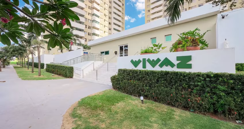 Oferta! apartamento 2 quartos, suite, 62 m², 18° andar nascente, armarios, res. vivaz no pq amazonia