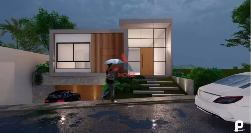 Casa linear alto padrão com 3 suítes no condomínio estrela alta