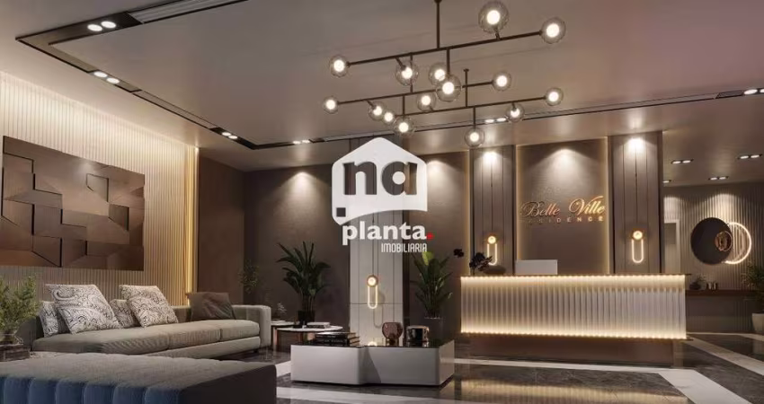 Apartamento à venda no Bairro Campinas em São José-SC, com 2 quartos, 1 suíte, 2 vagas