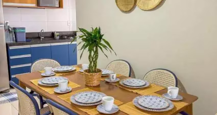 Apartamento mobiliado com 2 quartos e 1 vaga de garagem