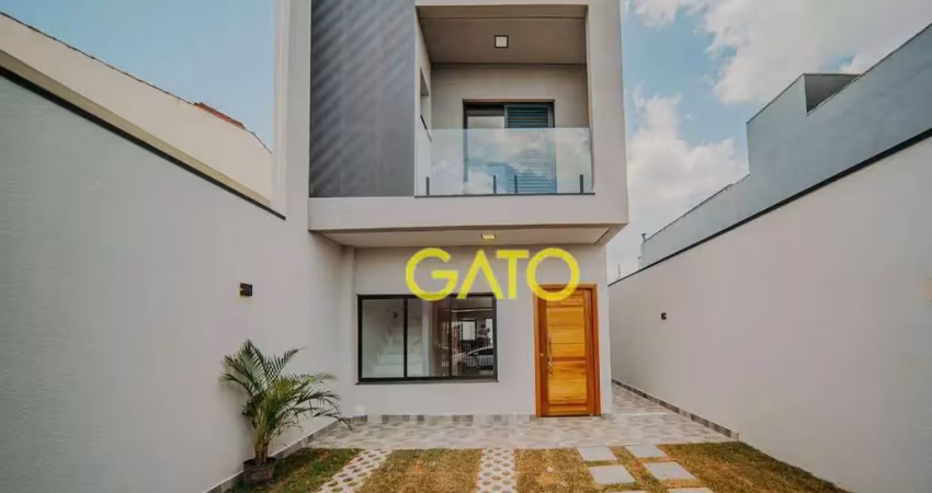 Casa com 3 dormitórios à venda, 139 m² por R$ 1.060.000,00 - Villas do Jaguari	 - Santana de Parnaíba/SP