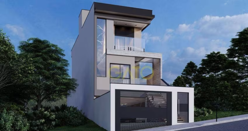 Casa com 3 dormitórios à venda, 208 m² por R$ 1.400.000,00 - Villas do Jaguari	 - Santana de Parnaíba/SP