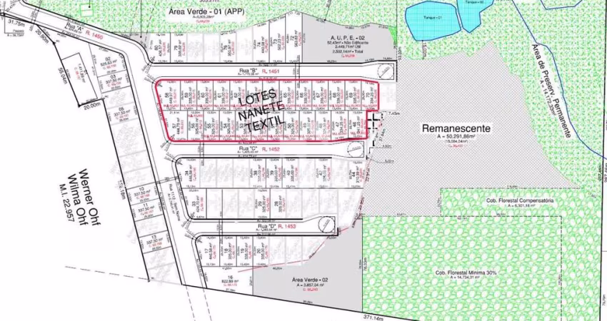 Terreno | Lot. Residencial da Barra | Rio da Luz | 325 a 1416m²