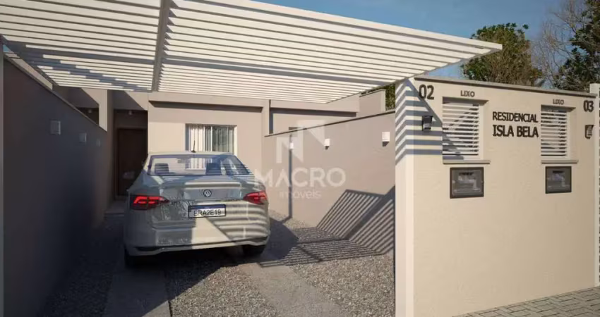 Geminado Térreo | Três Rios do Sul | 2 quartos (1 suíte) | 62m²