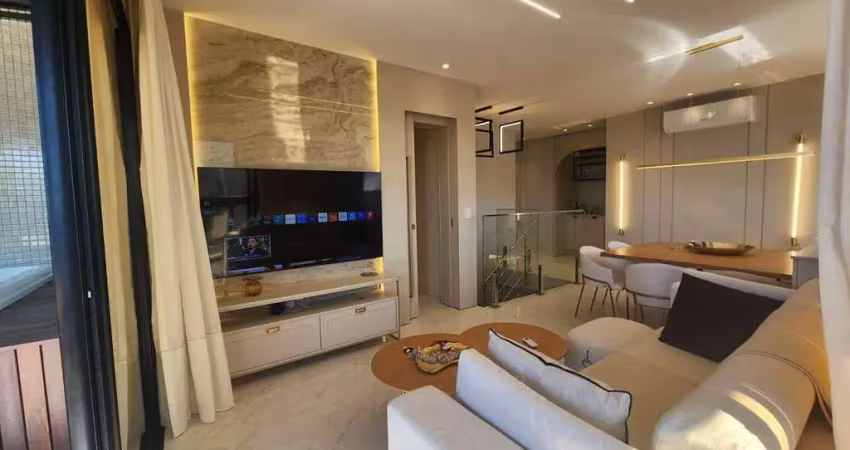 Cobertura duplex - com 2 suítes - bairro canto grande - bombinhas/sc