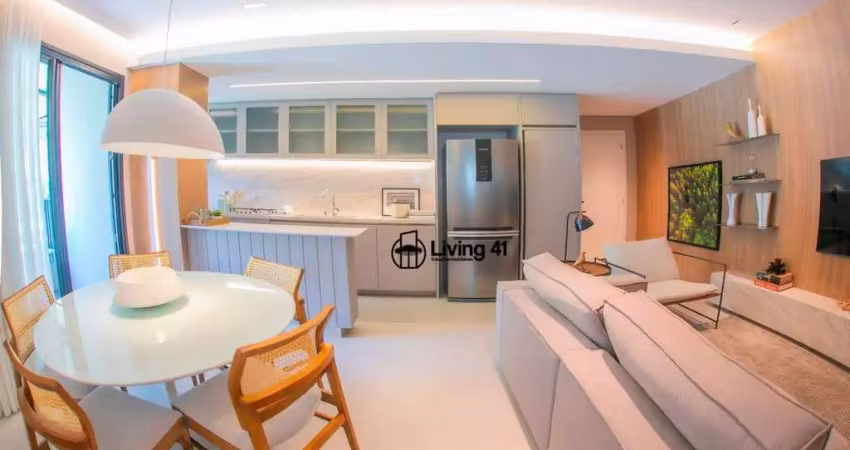 Apartamento com 2 dormitórios à venda, 68 m² por r$ 844.000,00 - cabral - curitiba/pr
