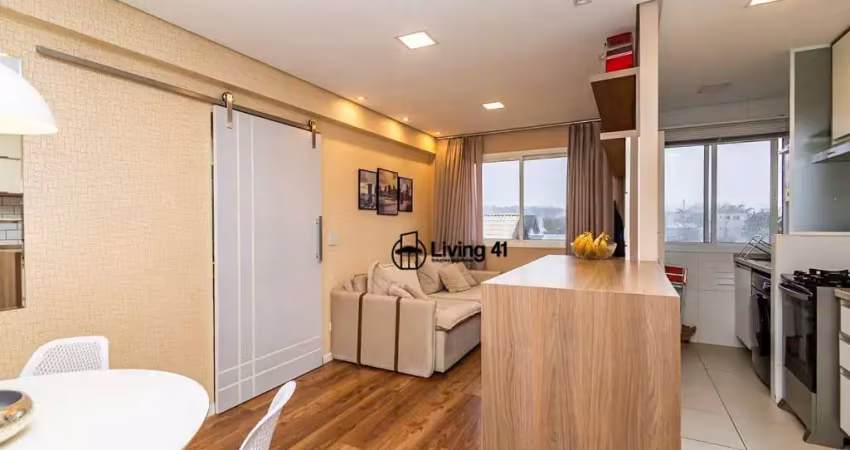 Apartamento com 2 dormitórios, porteira fechada, à venda por r$ 420.000 - guaíra - curitiba/pr