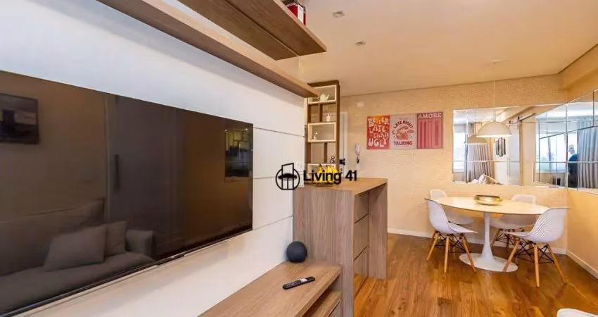 Apartamento porteira fechada com 2 dormitórios à venda por r$ 419.900 - guaíra - curitiba/pr