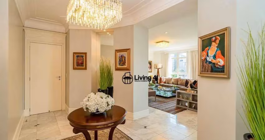 Apartamento com 4 dormitórios à venda, 380 m² por r$ 4.900.000 - batel - curitiba/pr