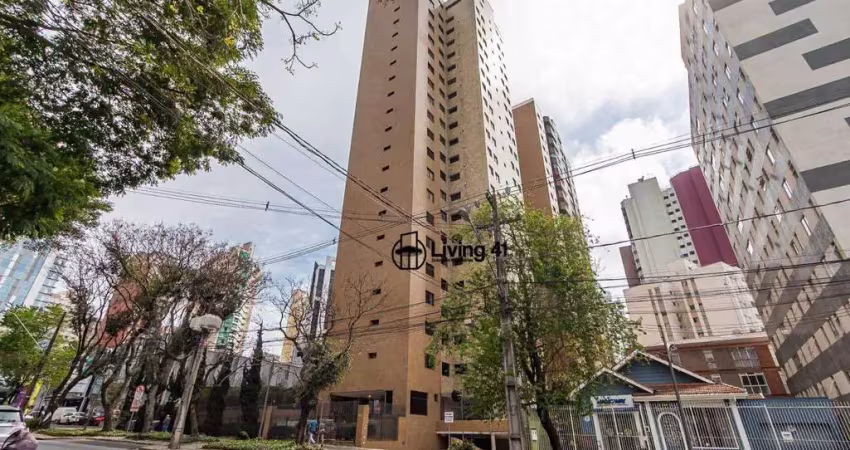 Apartamento com 3 dormitórios para alugar, 106 m² por r$ 5.280,00/mês - batel - curitiba/pr