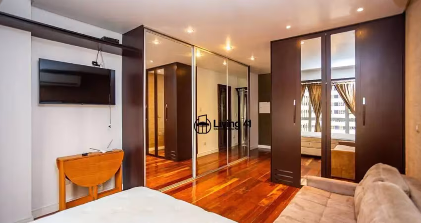 Studio com 1 dormitório para alugar, 30 m² por r$ 1.990/mês - centro - curitiba/pr