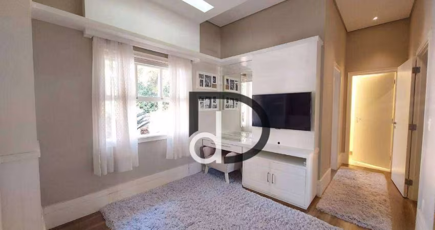 condomínio Vista Alegre - Café - Luxuosa Casa Clássica Mobiliada com 4 Suítes, Piscina e Gourmet - 8 Vagas - Vinhedo/SP