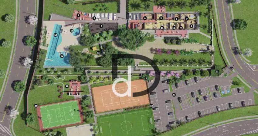 Terreno à venda, 415 m² por R$ 770.000,00 - Alphaville - Campinas/SP