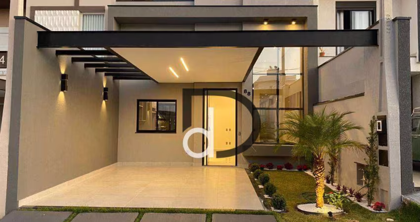 Casa com 3 dormitórios à venda, 124 m² por R$ 1.290.000,00 - Jardins do Império - Indaiatuba/SP
