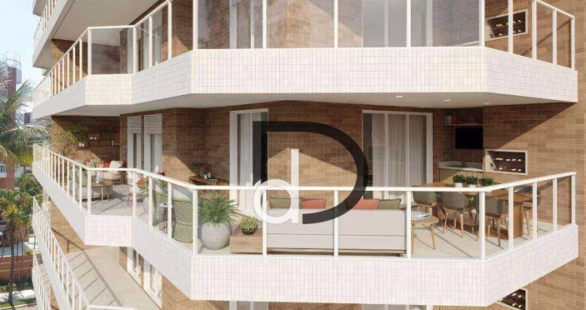 Apartamento com 3 dormitórios à venda, 127 m² por R$ 3.990.000 - Riviera de São Lourenço - Bertioga/SP