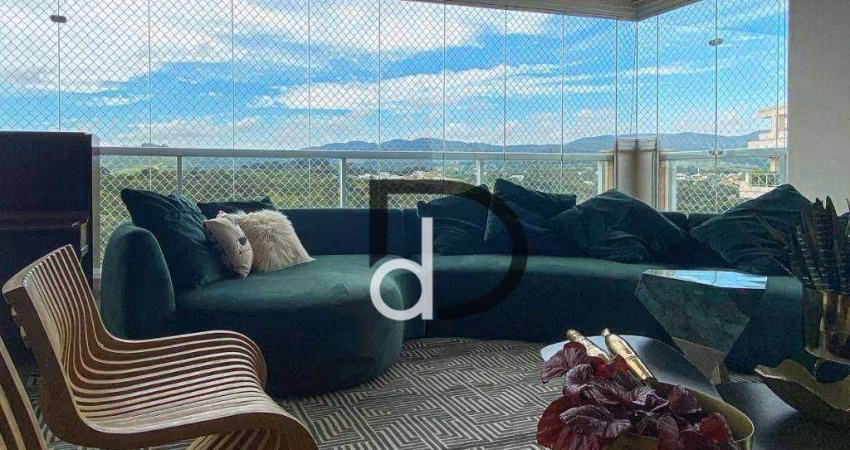 Cobertura duplex com 3 suítes, 345 m² - venda por R$ 4.500.000 ou aluguel por R$ 28.405/mês - Jardim das Samambaias - Jundiaí/SP