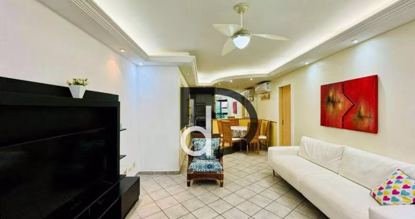 Apartamento pé na areia com 3 dormitórios disponível para locação anual no módulo 6 em Riviera de São Lourenço