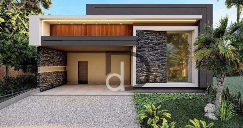 Casa com 3 quartos sendo 3 suites à venda, 210 m² por R$ 1.750.000 - Condomínio Residencial Evidências - Indaiatuba/São Paulo