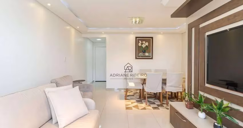 Apartamento exclusivo: beleza, espaço e lazer em condomínio com piscina. 3 dormitórios à venda, 75 m² por r$ 485.000 - hauer - curitiba/pr