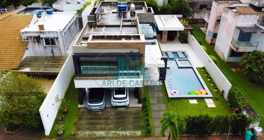 Casa de Alto Padrão com 5 Suítes 376m² na Garça Torta - Maceió Alagoas
