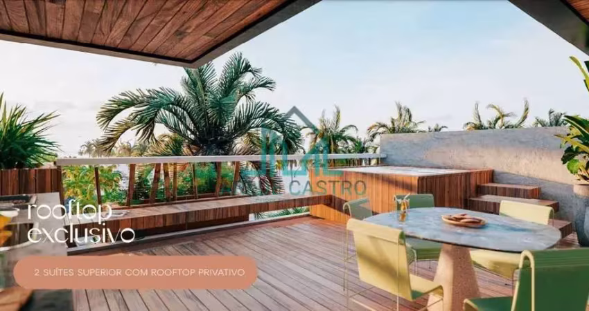 Apartamento 2 Suítes com Rooftop 123m² - Condomínio Yntima Beira-mar Praia de Tatuamunha Rota Ecológica dos Milagres