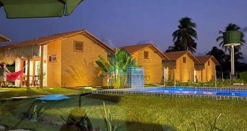 Pousada a Venda Mobiliada em São Miguel dos Milagres com 4.000m² 5 Chales, Piscina e Recepção - Alagoas