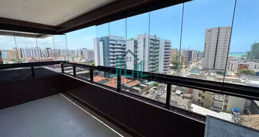 Apartamento novo com 3 quartos com 95m² com varanda gourmet na jatiuca - maceió alagoas