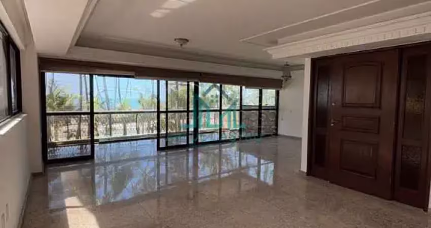Apartamento beira-mar para alugar na praia de ponta verde de 203m², maceió - alagoas