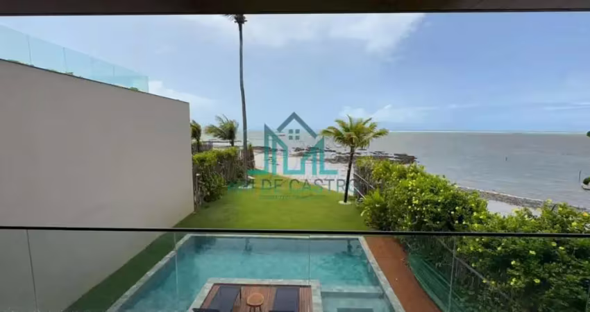 Casa 5 suítes à beira mar, piscina, mobiliada com rooftop na rota ecológica dos milagres - maceió alagoas