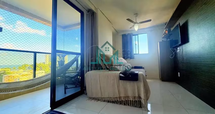 Apartamento 2 quartos com vista mar da praia de cruz das almas, nascente com móveis planejados - maceió alagoas