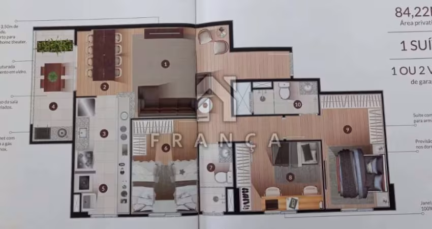 Apartamento Padrão em Jacareí
