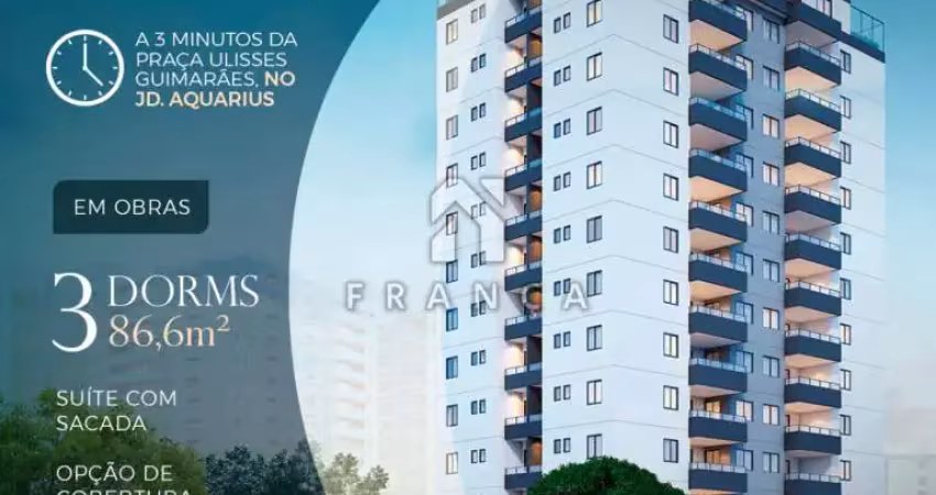 Apartamento com 3 quartos à venda no Parque Residencial Aquarius, São José dos Campos 