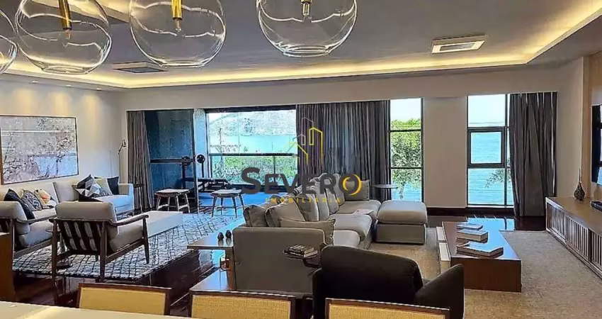 Condomínio do edifício palazzo borghese - apartamento alto padrão com 4 quartos frente para o mar