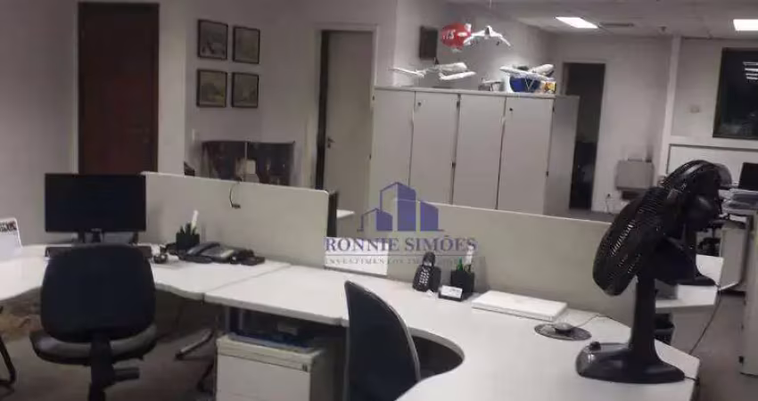 Sala comercial semi mobiliado para venda em moema, ed. corp offices al. dos nhambiquaras, 1518, 3 banheiros, copa, 2 vagas, 88 m²