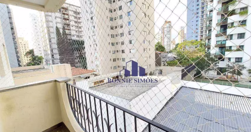 APARTAMENTO SEMI MOBILIADO COM VARANDA PARA ALUGAR, 83 M², ED. VINCENZO BELLINI, AV. JACUTINGA, 343, 2 DORMITÓRIOS, SALA, 2 BANHEIROS, 1 VAGA