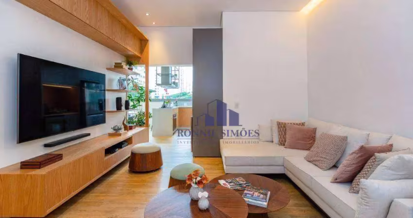 Apartamento à venda em moema, av. rouxinol, 1017, chez vous, 2 dormitórios, 1 suíte, 1 vaga, 1 banheiro, 104 m², são paulo