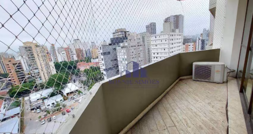 Apartamento à venda, 170 m², moema, ed. maria silvia, al. dos arapanés, 515, 3 dormitórios, 2 salas, 4 banheiros, 2 vagas, sp