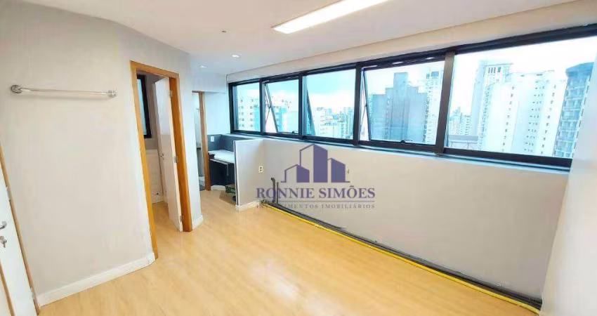 SALA COMERCIAL PARA ALUGAR E VENDER, 35 M², MOEMA, EDIFÍCIO WORK SPACE MOEMA, RUA ARAGUARI, 817, 3 SALAS, COPA, 1 BANHEIRO, 1 VAGA, SÃO PAULO