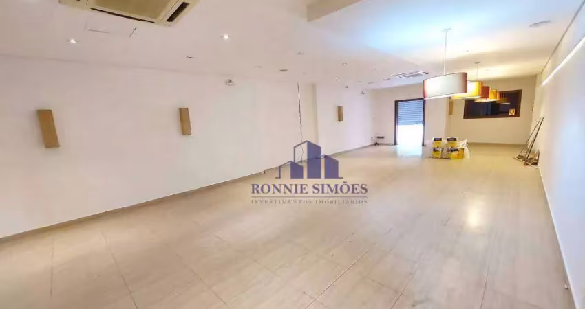 Salão comercial para alugar, jabaquara, 225 m², próximo a central do itaú e da estação conceição do metrô. oportunidade para comercio e restaurantes