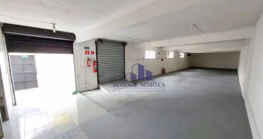 Galpão comercial para alugar, 180 m² total, 120 vão livre, 2 vagas, jabaquara, fácil acesso a av. eng. armando de arruda perreira