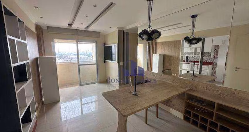APARTAMENTO PARA ALUGAR, CONOMÍNIO TERRARA INTERLAGOS, 2 DORMITÓRIOS SENDO 1 SUÍTE COM ARMÁRIOS, SALA DECORADA, SACADA, 1 VAGA, CLUBE COMPLETO.
